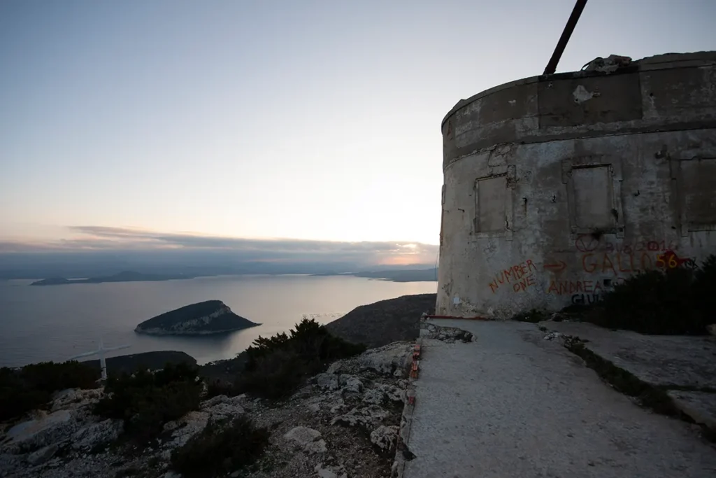 Vista del Golfo di Olbia dal semaforo di Capo figari