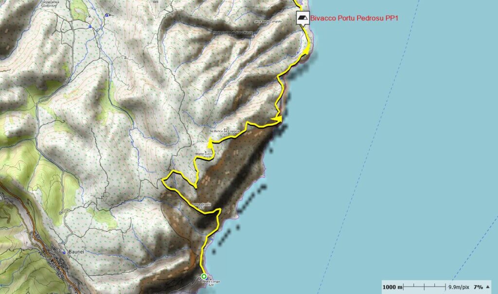 Selvaggio blu: Da Perda Longa a Portu Pedrosu