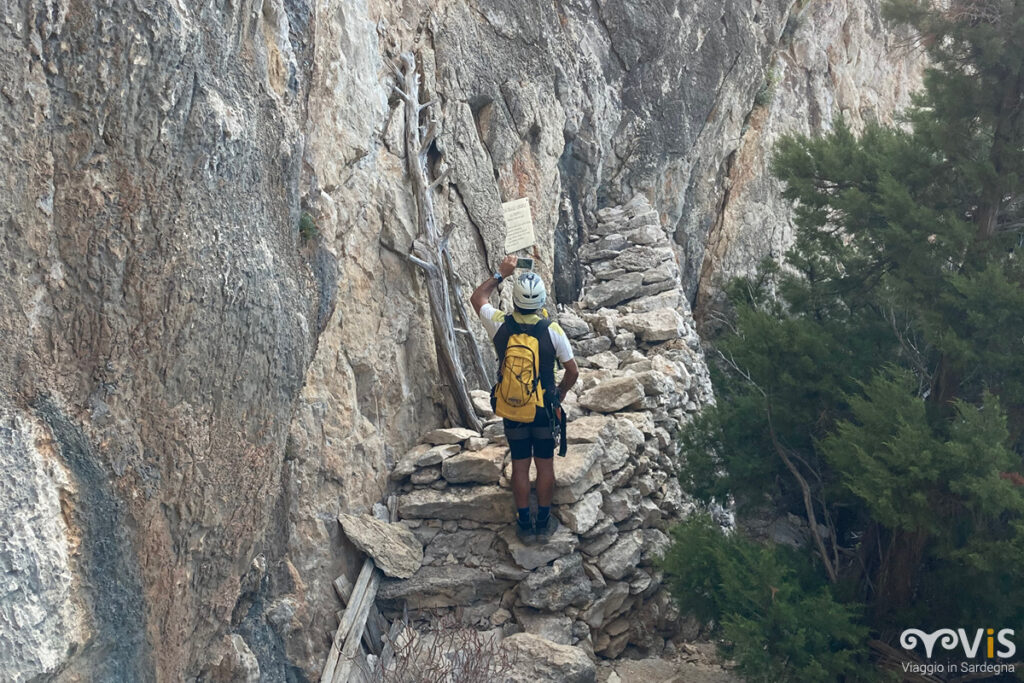 Ferrata deglia Angeli, inizio del percorso