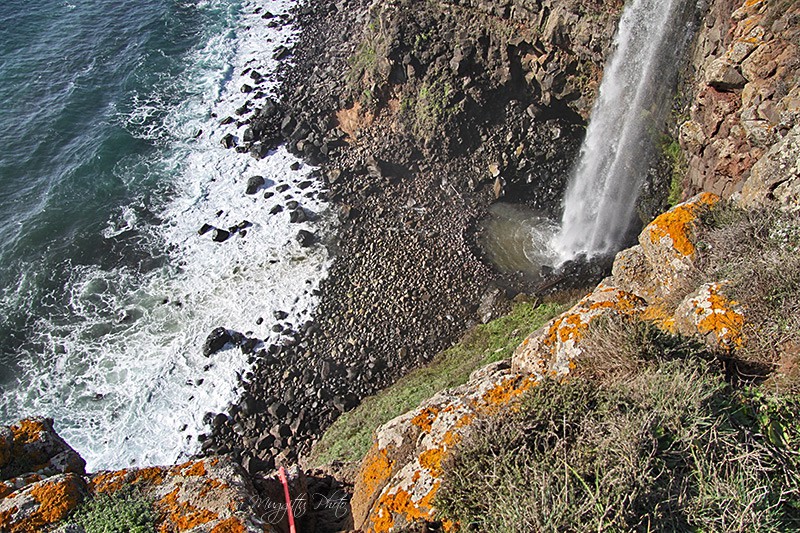 Particolare della Cascata di Capo Nieddu