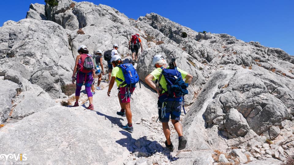 Tavolara ultimi metri prima della vetta