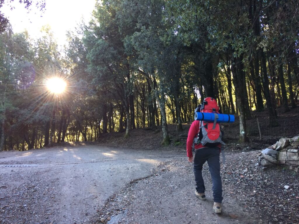 Partenza di un trekking