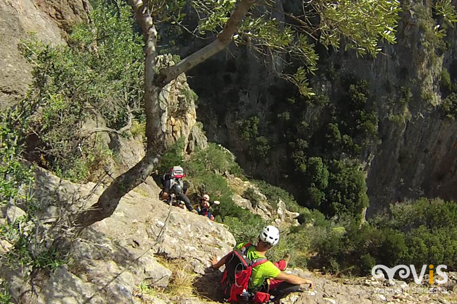 ferrata dall'alto