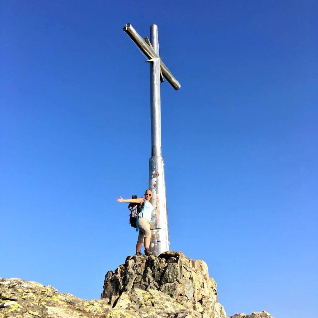 sulla croce di Punta La Marmora