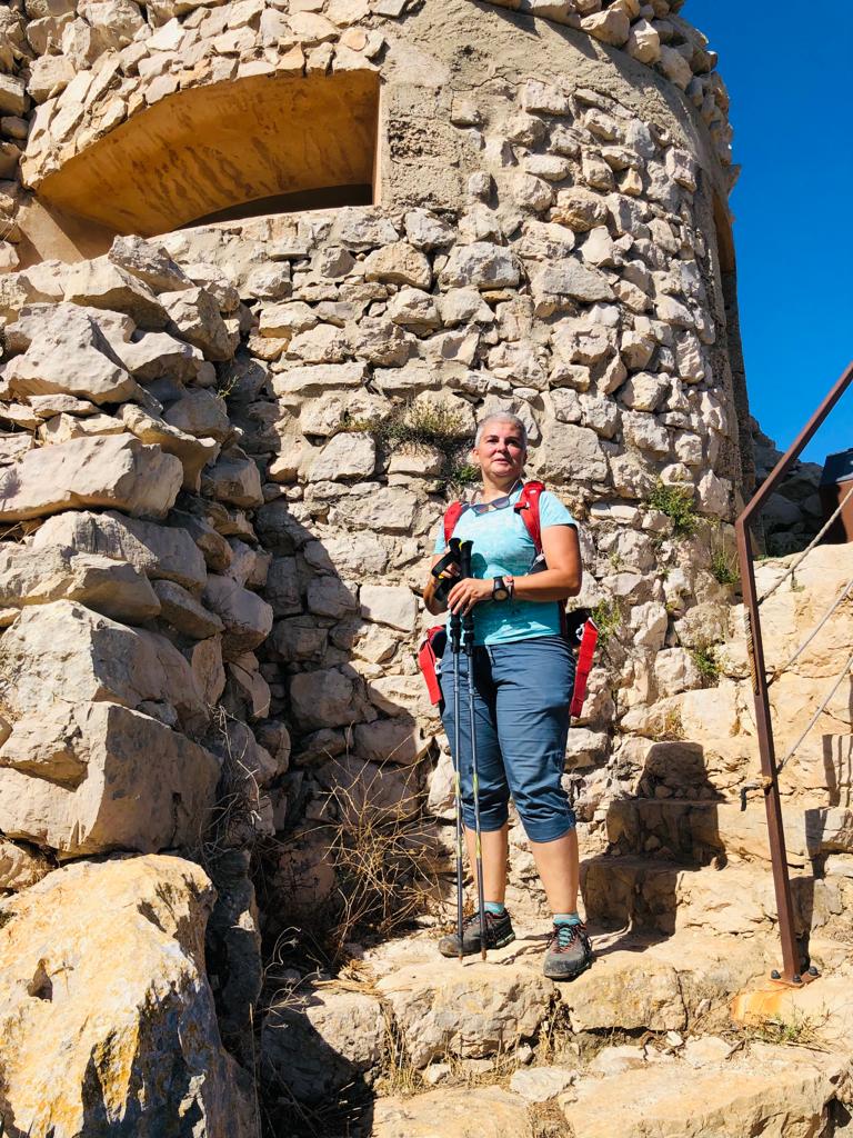 Particolare della torretta a Punta Giglio