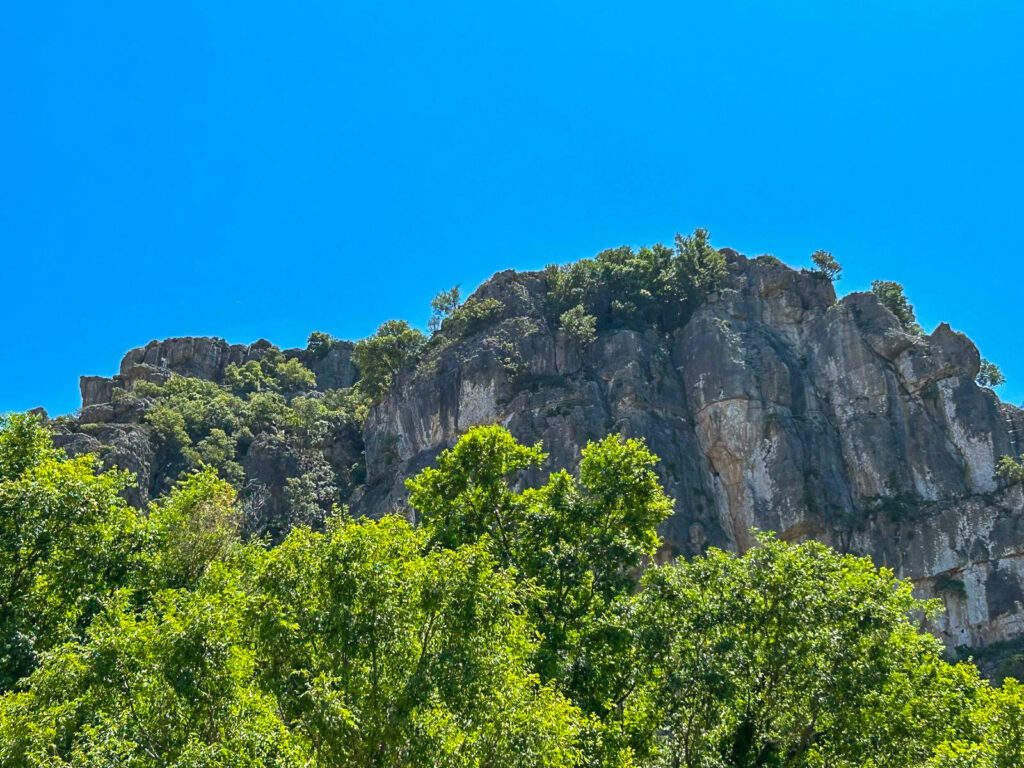 Panoramica del tacco di Monte Tisiddu